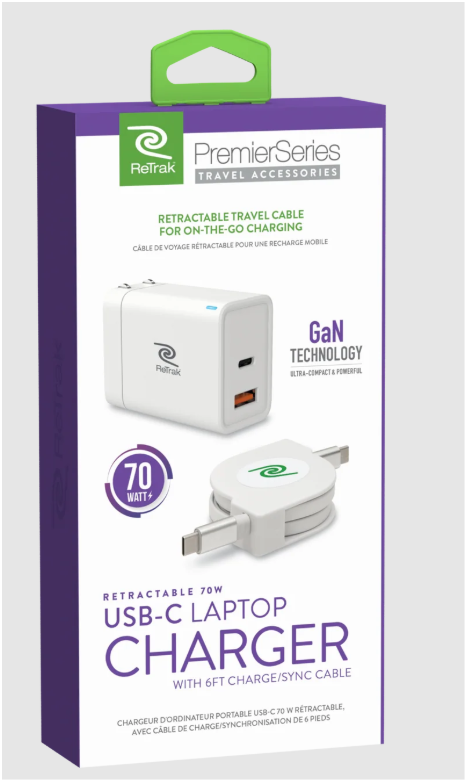 Emerge ReTrak 100W USB-C Laptop Charger