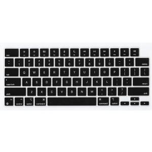 Se7enline Compatible with MacBook Keyboard Cover Skin for Mac Pro 14 16 & Mac Air 13.6/15.3 inch (M5 M4 M3 M2 M1 Chip) 2021/2022/2023/2024/2025,Black