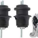 3PCS Front Engine Motor Mount Set Repalcement for Subaru Legacy Outback 2.5L 2010-2012 41022-AJ21B 41022-AJ000 A6728 4572 A6729