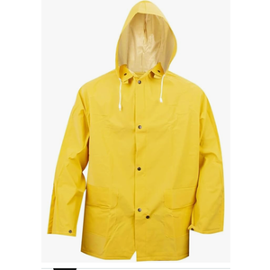 Cordova Unisex Renegade .35 Mm Pvc/Polyester, Corduroy Collar2-Piece Rain Coat L