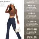 Flare Leggings for Women Yoga Crossover High Waist Pants with Tummy Control Workout Cargo with 5 Pockets Bootcut Leggings