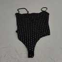 SUUKSESS Women Sexy Square Neck Thong Bodysuit Backless Cami Bodysuit Top S