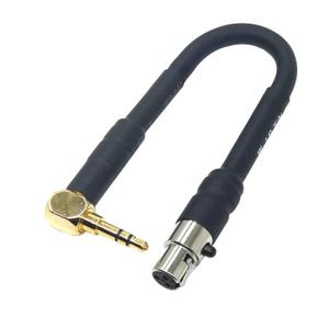 3 x WJSTN 3Pin Mini XLR to 3.5mm Adapter 1/8" TRS to Mini XLR Stereo Mini XLR Female to 1/8" 3.5mm Cable for Professional Recording Studios, Camera Headset and Other Equipment 10 inch (4 inches)