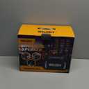 Wilody Speakers Bluetooth Wireless, 100W Loud Outdoor Speaker with Bass, IPX7 Waterproof Floatable, 20H Playtime, Wireless Charge, TWS, RGB Light, Portable Speaker for Work, Garage, Outdoor (Black) (Large)