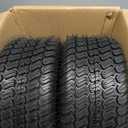 TUFFIOM 20x10.00-10 Lawn Mower Tires Set of 2, 4PR Turf Tire Lawn & Garden Tires, Compatible With Most Lawn & Garden Utility Vehicles, Tubeless