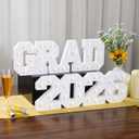 2026 Graduation Decorations- Light Up Letters "GRAD 2026" Class of 2026 Graduation Party Decorations Sign-Ornaments for Class of 2026 Preschool High School College Table Centerpieces Decor Party Supplies