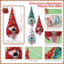 Newwiee 20 Sets Christmas Coworker Gift Gnome Ornaments Bulk with Appreciation Cards Coworkers are Like Christmas Light Plush Gnome Elf Hanging Thank You Gift for Employee Office Home Xmas Tree Decor