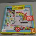 Chuckle & Roar - Magnetic Dot Art Designer - Kids Color by Number Toy - Mess Free Stencil Art for preschoolers - Magnetic Pen and Stencils Included