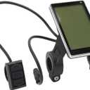 Electric Bike Display, 6 Pins Universal Waterproof M5 LCD Digital Screen Control Panel Replacement Accessories with Connector for Electric Bikes, Scooters