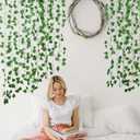 Freyalife Fake Vines for Room Decor(24Pack168Ft) Aesthetic Artificial Plant Ivy Leaves Hanging Greenery Garlands for Home Bedroom Wall Wedding Christmas Party Office patio Indoor, Outdoor Garden Décor