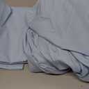 Amazon Basics Lightweight Super Soft, Wrinkle-Free Easy Care Microfiber 4-Piece Bed Sheet Set with 14-Inch Deep Pockets, Full, Light Blue, Solid