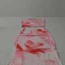 2 Piece Skirt Sets for Women Summer, Floral Sleeveless Tube Top Bodycon Maxi Skirts Y2k Vacation Going Out Outfits (Light Pink Tiedye, M)
