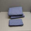 FLYMME Bluish Grey Twin Quilt Bedding Set Thin Lightweight Bedspreads,Soft Microfiber Bed Coverlet for All Season (1 Quilt, 1Sham) (Twin(68"x88"))