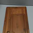 Bamboo Cutting Board for Kitchen, 3-Piece Set with Juice Grooves, Side Handles & Non-Slip Mats  Durable Bamboo Chopping Board for Meat, Vegetables and Fruits