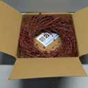 Spring Front Door Wreath  18 Inch Artificial Twig Wreath with Red & Burgundy Berries, Eucalyptus Leaves, Grapevine for Farmhouse Window Hanging Christmas Decor