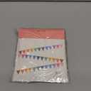 Colorful Pennant Flags - 4 Pack  Multicolor Pennant Banner 82ft CardStock Paper Pennant Triangle Bunting Flag for Party Decoration Baby Shower Classroom Decor (Rainbow)