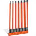 XOOL 13-Piece Long Torx Security Bit Set, 6-Inch (150mm), TT7TT40, Magnetic S2 Steel, 1/4" Hex Shank, CNC Precision Tips for Impact Drivers