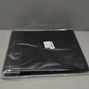 CADONO File Organizer Box with Lid, Large Hanging File Folder Organizer with Plastic Slide, Collapsible Portable Filing Storage Boxes for Office/Decor/Home (Black, 14.9 x 12.59 x 10.8 inch) (1Pack)