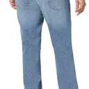 Amazon Essentials Men's Jeans, Slim Fit Stretch, Bootcut - Discontinued Colors, Light Wash, 34W x 34L