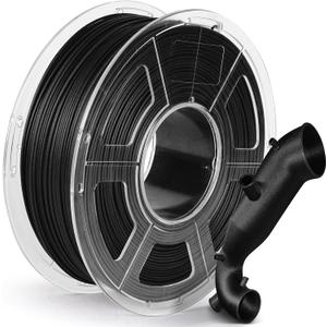JAYO PA12-CF Nylon Carbon Fiber Filament 1.75mm, Superior Toughness, Low Moisture Absorption, Heat Resistant to 176C, Durable & Precise Printing for Aerospace & Industrial Use 1kg Spool