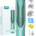 Baby Hair Clipper,Vaccum Hair Clippers for Kids/Toddlers,Cordless Baby Hair Cutting Kit with Two Modes,Baby Hair Trimmer Haircut Machine in Large Hairs Storage Space,Rechargeable,Waterproof (Green)