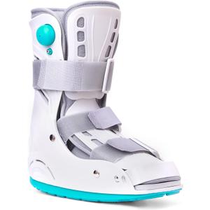 Air Cam Walker Fracture Boot, Medical Inflatable Walking Boot, Orthopaedic boot for Sprained Ankle, Stress Fracture, Broken Foot or Achilles Tendonitis (Manual Inflation, M)