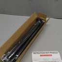 Black Shower Curtain Rod Tension Adjustable up to 66" long Never Rust Non-Slip Spring Tension Shower Rod No Drilling Stainless Steel Curtain Pole Use Bathroom, Closet, Window, Room Divider