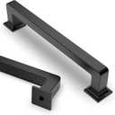 Asidrama 10 Pack 5 Inch(128mm) Matte Black Kitchen Cabinet Handles, Cabinet Pulls Kitchen Cabinet Hardware Cupboard Handles Drawer Pulls