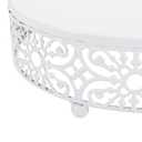 Hedume 3-Piece Cake Stand Set, Round Metal Cake Stands, Dessert Cupcake Stands, Cupcake Pastry Candy Plate for Wedding, Event, Birthday Party