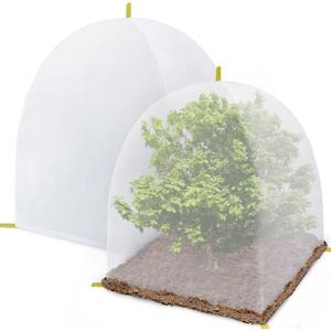 Plant Covers Freeze Protection,Plant Shrub Covers for WinterWarm Plant Protection Tent,Outdoor White Frost Plant Covers for Tree Shrub and Potted Plants (40 x 35 x 35 Inch)