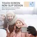 Royalrose Heated Gloves Liners for Men Women, Rechargeable Waterproof Winter Thin Heated Work Gloves with Arthritis Raynaud's Relief for Ski Golf Hiking Driving, XS