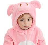 Baby Animal Costumes Unisex Toddler Outfit Halloween Dress Up Romper, Pink, Size 110