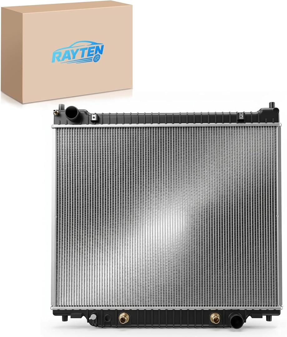 RAYTEN 2977 Radiator Engine Coolant Radiator Fit for Ford E-150 5.4L 2004-2014, E-250 5.4L 2003-2014, Econoline 5.4L 2004-2006 &More, Replace FO3010285 5C248005AE 9C2Z8005B 9C2Z8005C
