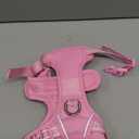 PoyPet No Pull Dog Harness, No Choke Reflective Dog Vest, Adjustable Pet Harnesses with Easy Control Padded Handle for Small Medium Large Dogs(Light Pink Matching Trim,S)