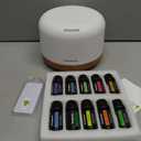 InnoGear Aromatherapy Diffuser & 10 Essential Oils Set, 500ml Essential Oil Diffuser with Remote Control Mother's Gift Ultrasonic Cool Mist Scent Humidifier Vaporizer Auto-Off Timer for Home, Yellow