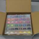 Eoehro 72pcs Sewing Thread Kit, 36 Colors, 400 Yards per Spool Polyester Thread, Prewound Bobbins, Sewing Machine Threads