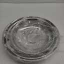 Premium 18/8 304 Stainless Steel Small Colander Set of 3, Comfortable Tray, Micro-Perforated Shallow Colanders 2-3-4 Quart Set, Self-Draining Solid Base for Pasta, Fruits, Vegetables