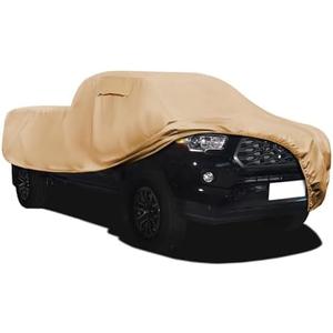 JURMON Heavy Duty Outdoor Car Cover Custom Fit for 2016-2026 Toyota Tacoma, Windproof All Weather Waterproof Sun Rain UV Dust Snow Protection Outdoor Car Covers