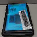 SEYMAC for Samsung Galaxy Tab S10 Ultra 2024/ S9 Ultra/ S8 Ultra Case 14.6 Inch, Heavy Duty Shockproof Protective Case with Screen Protector, Stand, Hand/Shoulder Strap and Pen Holder, Black