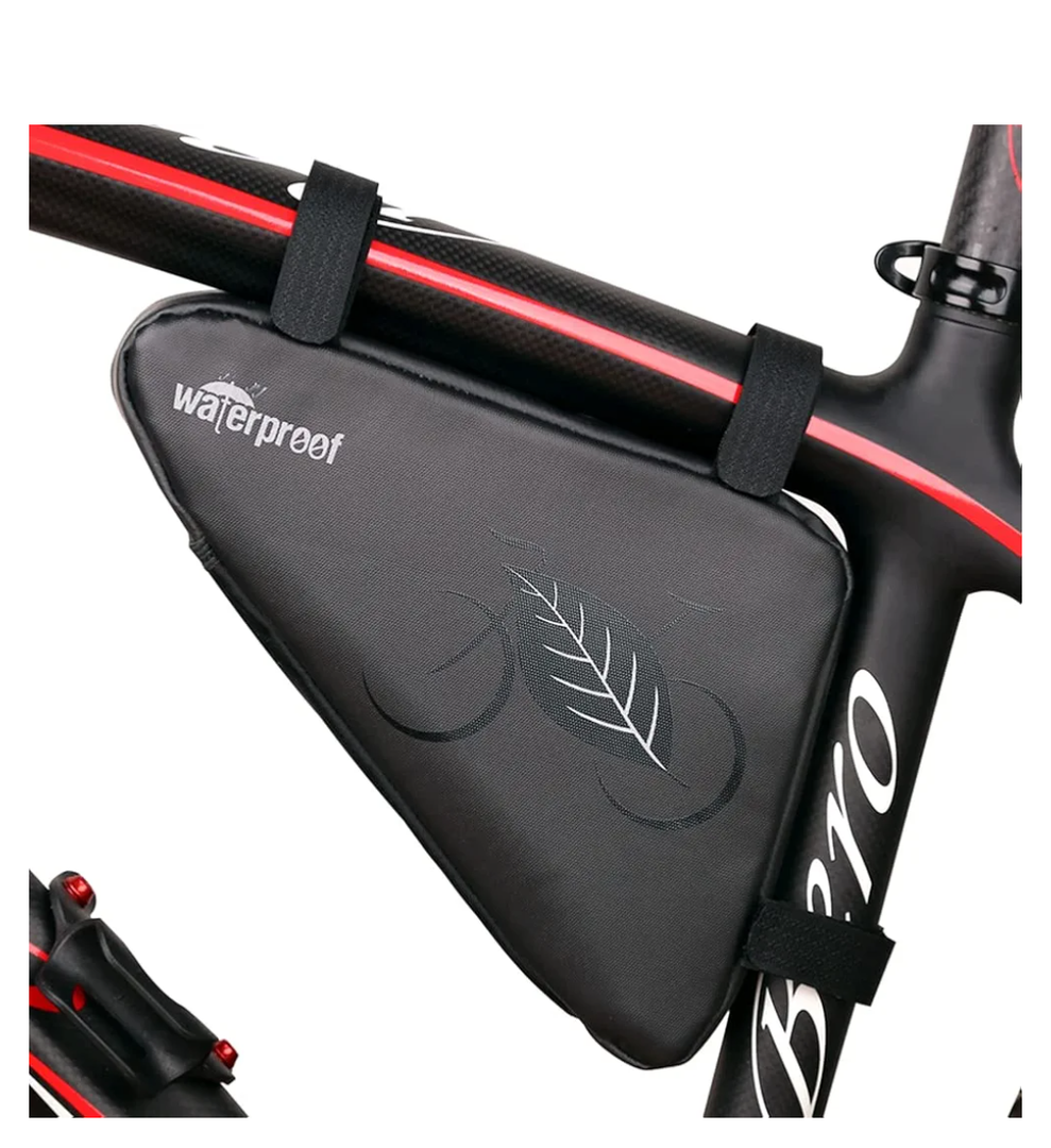 NDakter Bike Bicycle Frame Storage Bag, 2L Waterproof Bicycles Triangle Pouch, Cycling Pack for Phone, Wallet, Keys, Tools, Accessories, Bikes Front Tube Bag for Mountain Road Bike, MTB