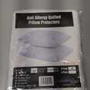 UNILIBRA 2 Pack Waterproof Pillow Protector Quilted Queen Size(21"X30") (Queen Pillow Protector)