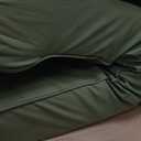 Sytopia 7" Thick Orthopedic Dog Beds for Extra Large Dogs, Canvas Dog Bed with Chew Proof Fabric Cover, Ups to 150 Pounds, 35D Memory Foam Dog Beds with Waterproof Liner & Washable Cover, Green