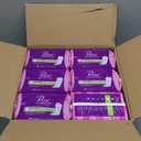 Poise Daily Liners, Incontinence Panty Liners for Bladder Leaks, 2 Drop Very Light Absorbency, Long Length, 264 Count of Pantiliners (6 Packs of 44),