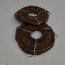 DIY Crafts Natural Grapevine Twig Garland Wreaths Decor 15-Feet for Wedding House Holiday Door Wall Decor (2PCS)
