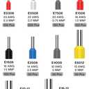 Lytool Wire-Ferrule Kit 1200pcs:Ferrule-Connectors, Double Ferrules Terminal Set, Insulated Ferrule Crimp Pins, Single Line Ferrules and Twin Wire Ferrule Set, AGW 23-6