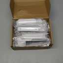 homdiy 25 Pack 3 inch Kitchen Cabinet Handles Brushed Nickel Edge Finger Pulls for Cabinets Dresser Drawer Handles for Cupboard Flat Hidden Handles Aluminum Alloy