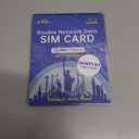 3 x Prepaid 5G/4G LTE Data SIM Card Support AT&T, T-Mobile Network, USA Data Only SIM Card for Unlocked Security Cameras/Smart Phone/Tablet/Mobile WiFi Hotspot/Smart Watch, No Contract