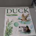 One Lucky Duck Birthday Decorations Decal - Mallard Duck Hunting First Bday Party Supplies, Ducks Sign 1st Birthday Sticker for Balloon Arch Backdrop Wall Decor