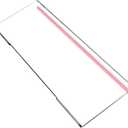 WINFFOR Comfortable Computer Keyboard Stand - Ergonomic Keyboard Riser Acrylic Tilted Keyboard Holder for Easy Typing&Working at Home Office - Fits All Keyboard Sizes - 17'' Wide (Crystal Clear)