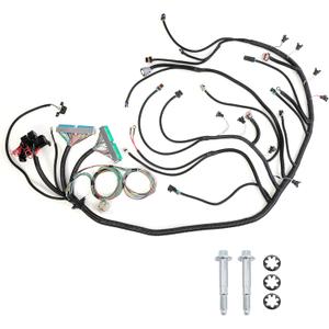 Standalone Wiring Harness, 4L60E DBW, Green/Blue PCM, Compatible with 1997-2004 GM LS1 Vortec Engine 4.8 5.3 6.0 L, LS Swap Engine Harness, Stand Alone Wire Harness, Drive by Wire Throttle Body